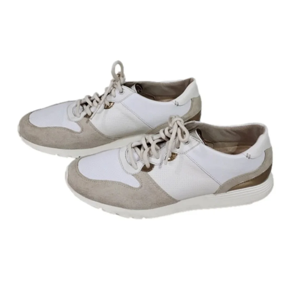 Cole Haan Grandpro white leather‎ crossover comfy sneakers women's size 11